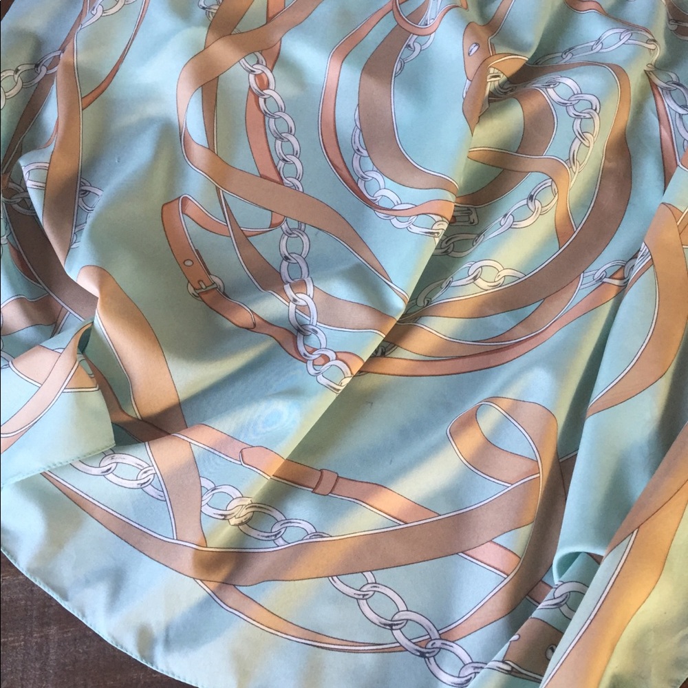 Beautiful sea foam green scarf